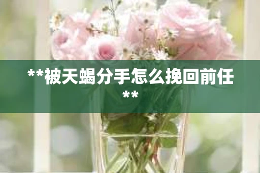 **被天蝎分手怎么挽回前任**