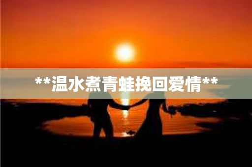 **温水煮青蛙挽回爱情**