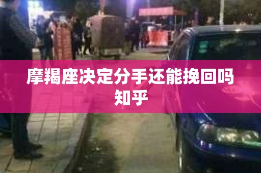 摩羯座决定分手还能挽回吗知乎