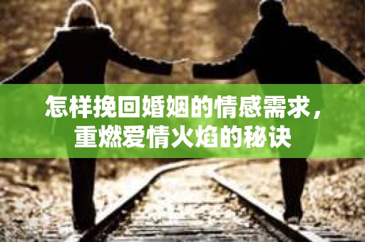 怎样挽回婚姻的情感需求，重燃爱情火焰的秘诀