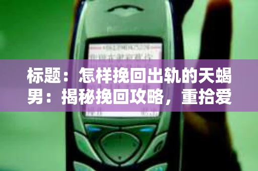 标题：怎样挽回出轨的天蝎男：揭秘挽回攻略，重拾爱情火花