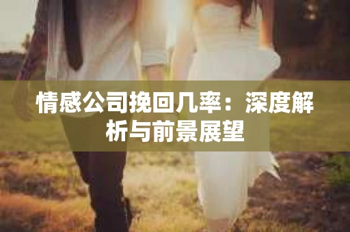 情感公司挽回几率：深度解析与前景展望
