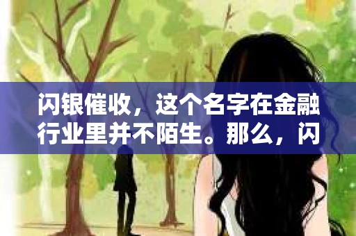 闪银催收，这个名字在金融行业里并不陌生。那么，闪银催收究竟是属于哪家公司呢？今天，我们就来揭开这个谜底。