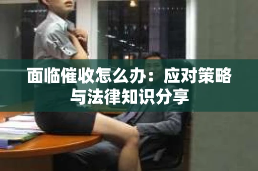 面临催收怎么办：应对策略与法律知识分享