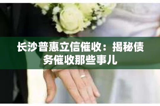 长沙普惠立信催收：揭秘债务催收那些事儿