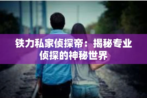 铁力私家侦探帝：揭秘专业侦探的神秘世界