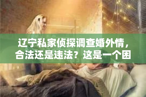 辽宁私家侦探调查婚外情，合法还是违法？这是一个困扰许多人的问题。在这个信息爆炸的时代，婚姻问题日益复杂，许多人为了了解真相，选择了寻求私家侦探的帮助。那么，在辽宁，私家侦探调查婚外情是否违法呢？下面，我们就来探讨一下这个问题。