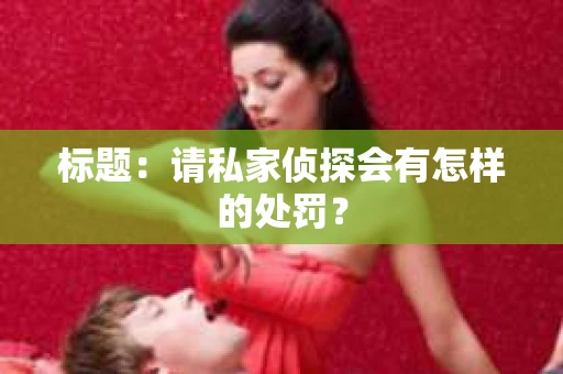 标题：请私家侦探会有怎样的处罚？