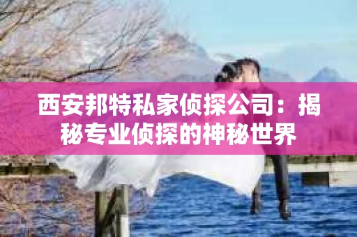西安邦特私家侦探公司：揭秘专业侦探的神秘世界