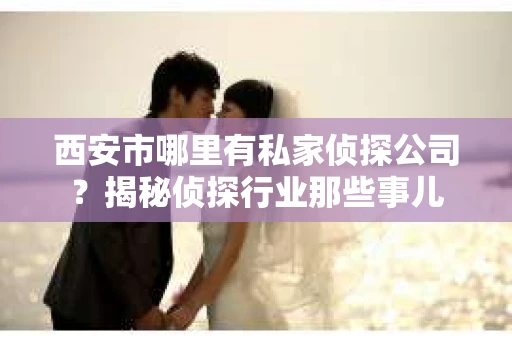 西安市哪里有私家侦探公司？揭秘侦探行业那些事儿