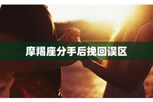 摩羯座分手后挽回误区